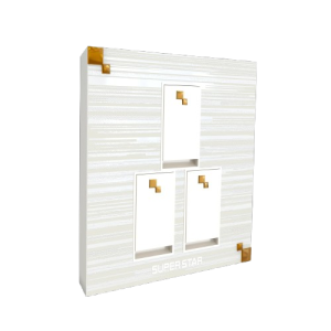 alt="Superstar Marble threeGang Switch - Premium Modular Electric Gang Switch Bangladesh