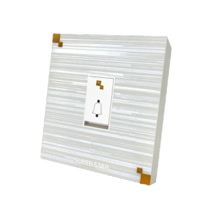 Alt="Superstar Marble Bell Push - Premium Modular Electric Gang Switch Bangladesh"